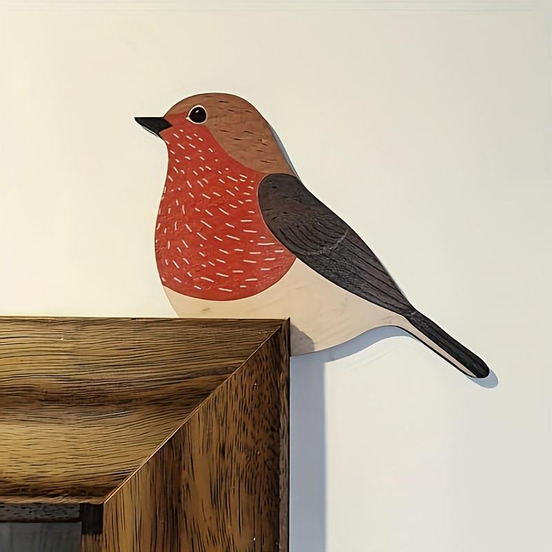4-piece Bohemian Wooden Bird O - Home Decor Frames avaliação e preço