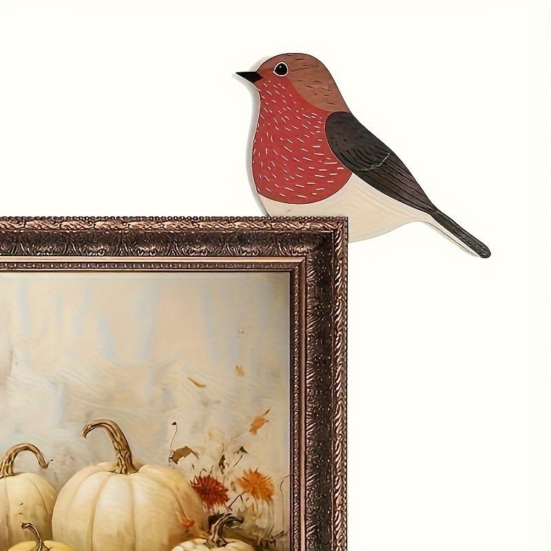4-piece Bohemian Wooden Bird O - Home Decor Frames avaliação e preço