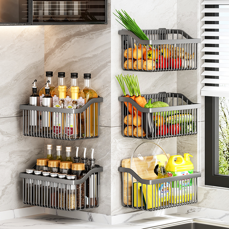 No-Drill Multifunctional Wall- - Woven Wall Basket avaliação e preço