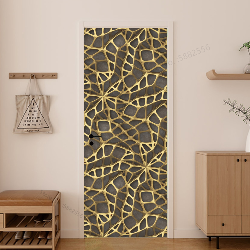 Imitation Wood Door Sticker Re - Home Decor On Sale avaliação e preço