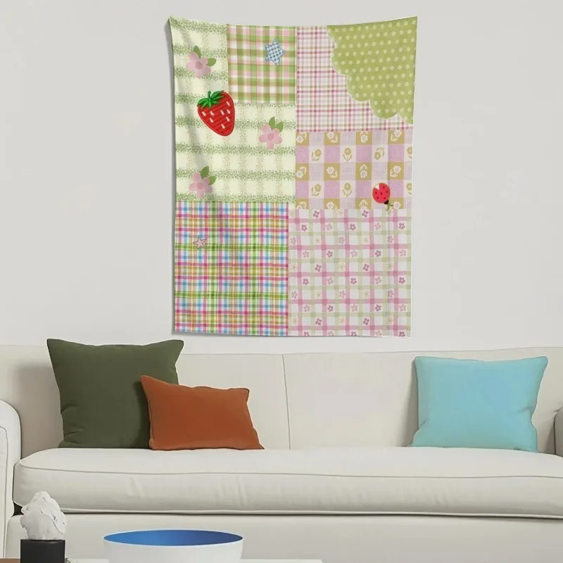 Fresh Strawberry Cottagecore T - Aesthetic Tapestry avaliação e preço