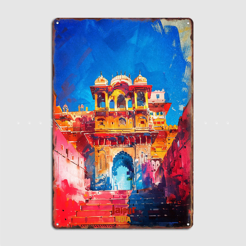 Jaipur Art Travel Scenery Sigh - Home Decor Jaipur avaliação e preço