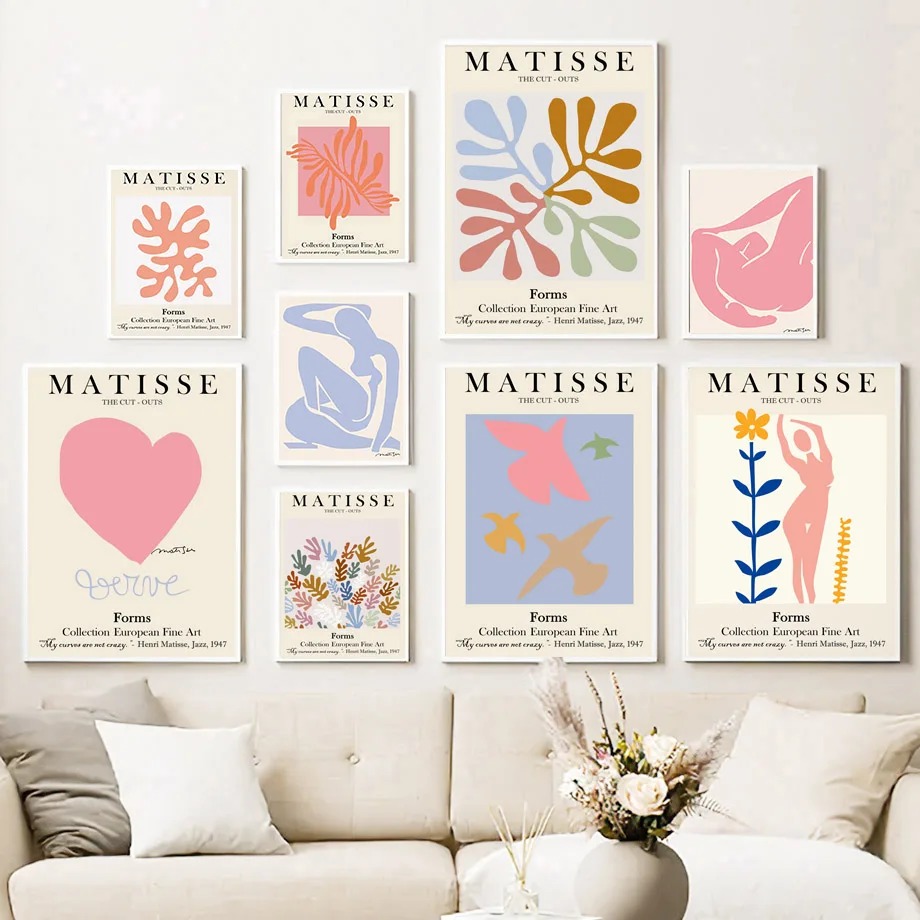 Abstract Matisse Girl Body Pig - Home Decor Japandi avaliação e preço