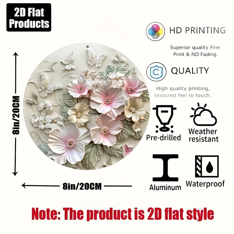 2D Flat, 2D flat printing, 1pc - Home Decor Theme avaliação e preço