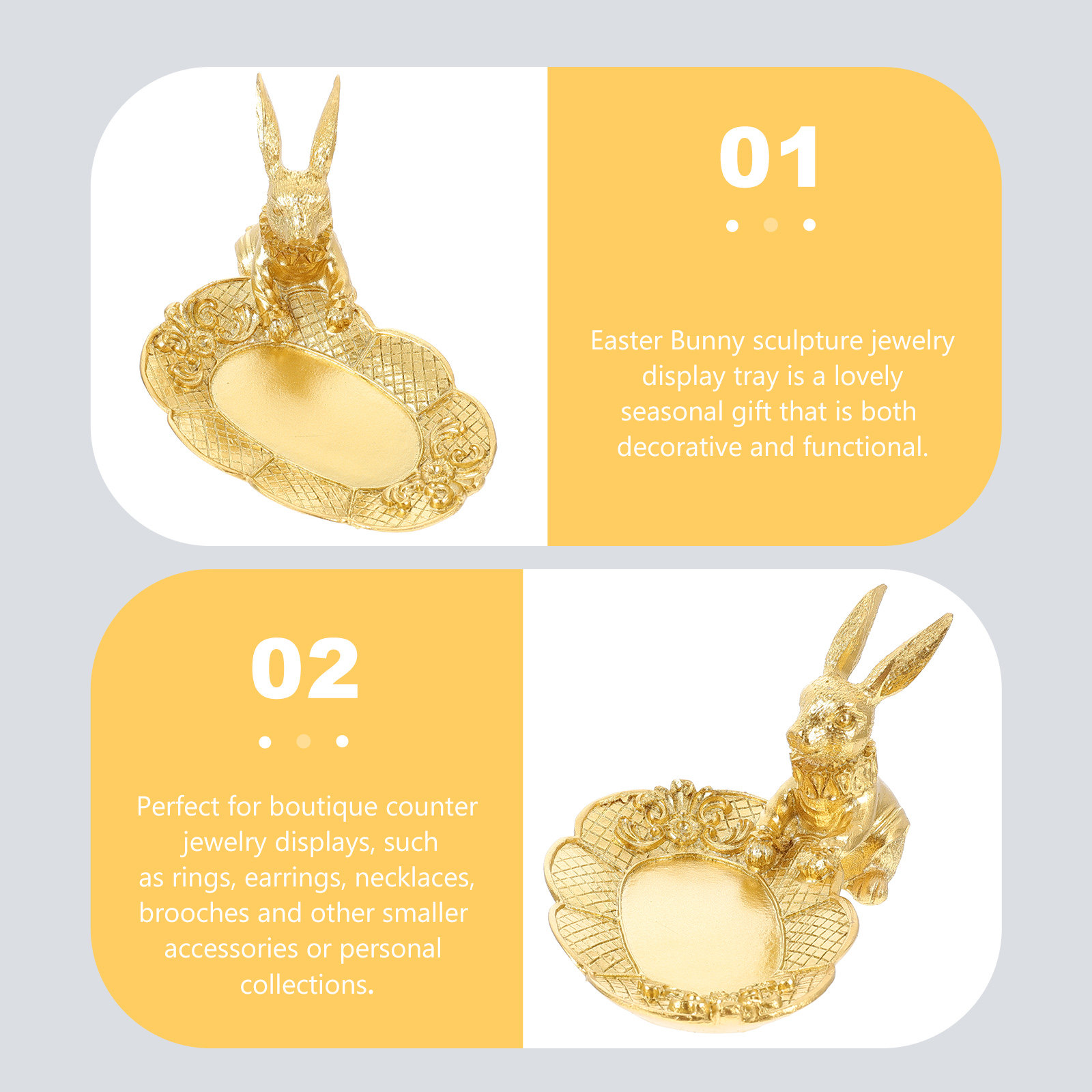 European Style Bunny Jewelry O - Home Decor Vintage avaliação e preço