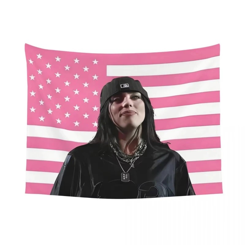 VIKAMA Billie Eilish Tapestry  - Aesthetic Tapestry avaliação e preço