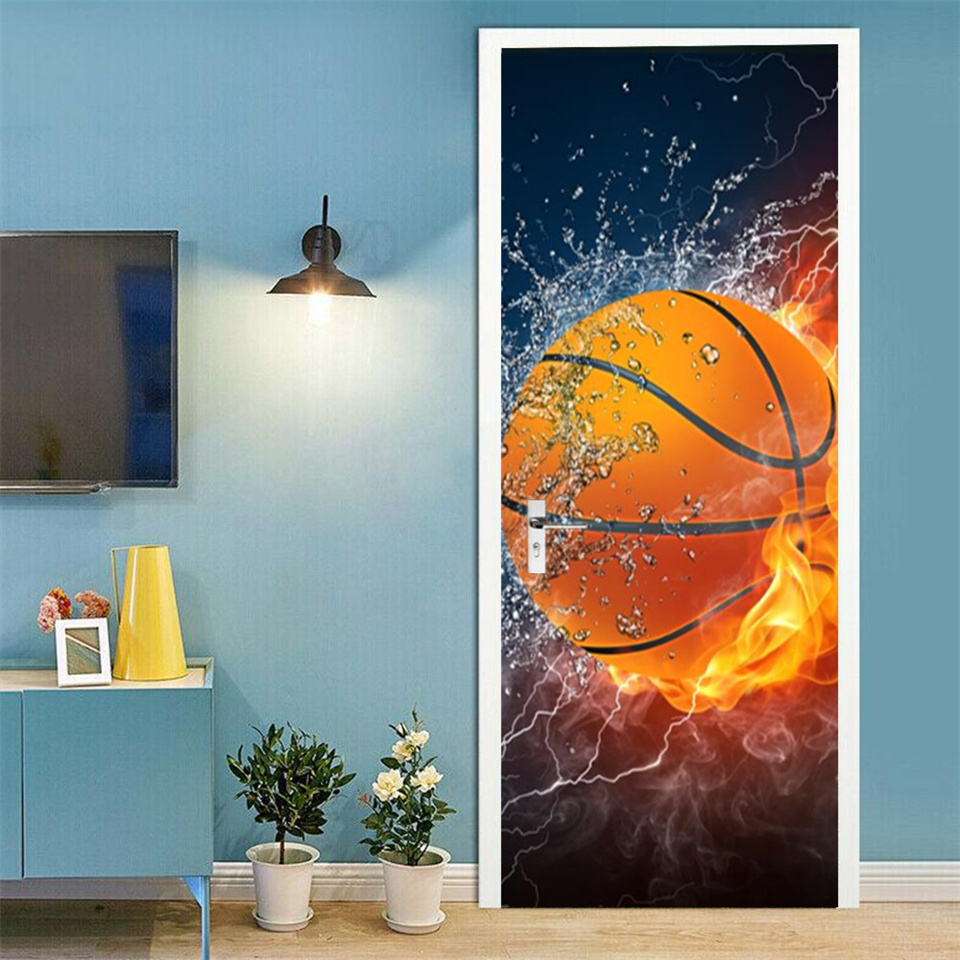 Football Basketball 3D Wallpap - Home Decor On Sale avaliação e preço