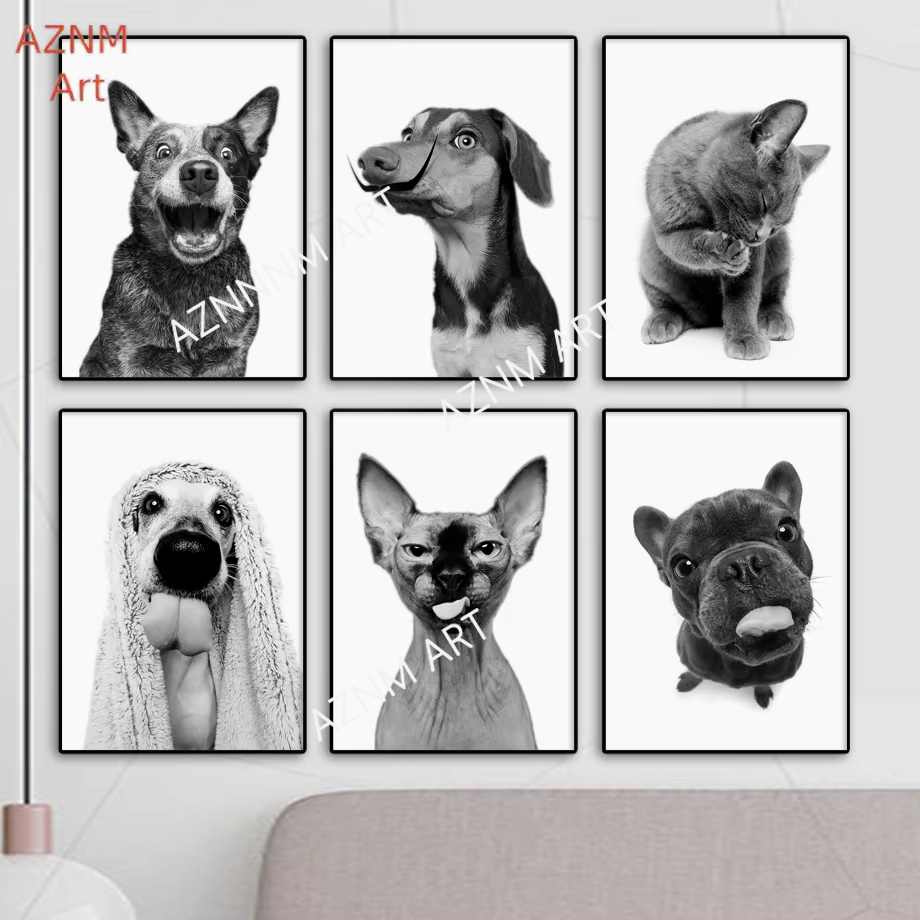 Sphinx Cat French Bulldog Anim - Home Decor Japandi avaliação e preço