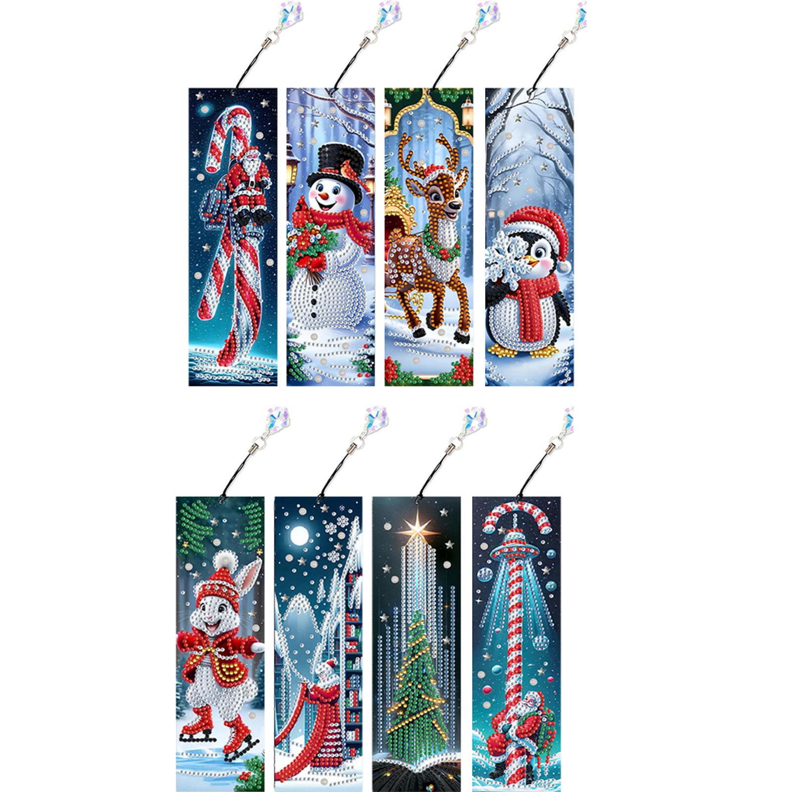 8Pcs Christmas DIY Diamond Pai - Home Decor Diy Ideas avaliação e preço