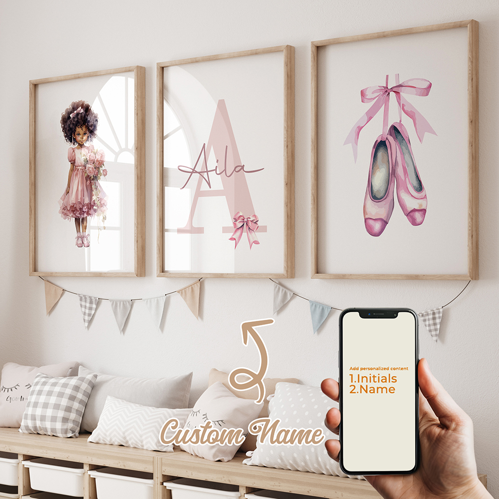 3pcs Personalized Custom Name  - Home Decor Ideas avaliação e preço
