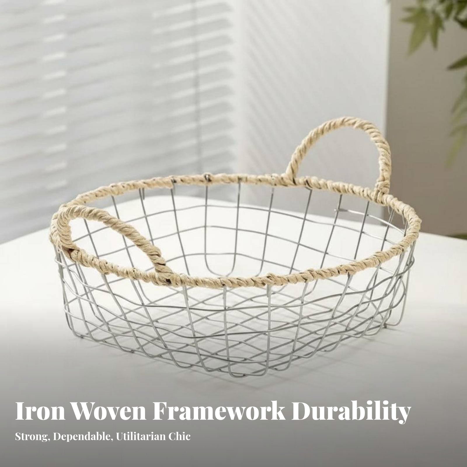 Countertop Utility Basket Wove - Woven Wall Basket avaliação e preço