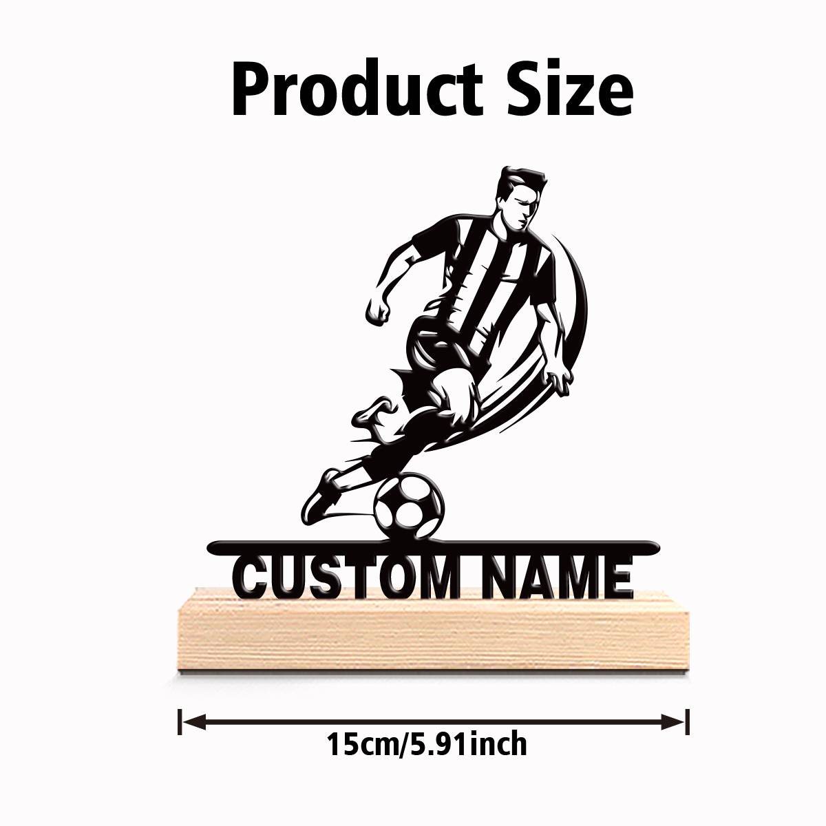 1pc Personalized Custom Footba - Home Decor Unique avaliação e preço