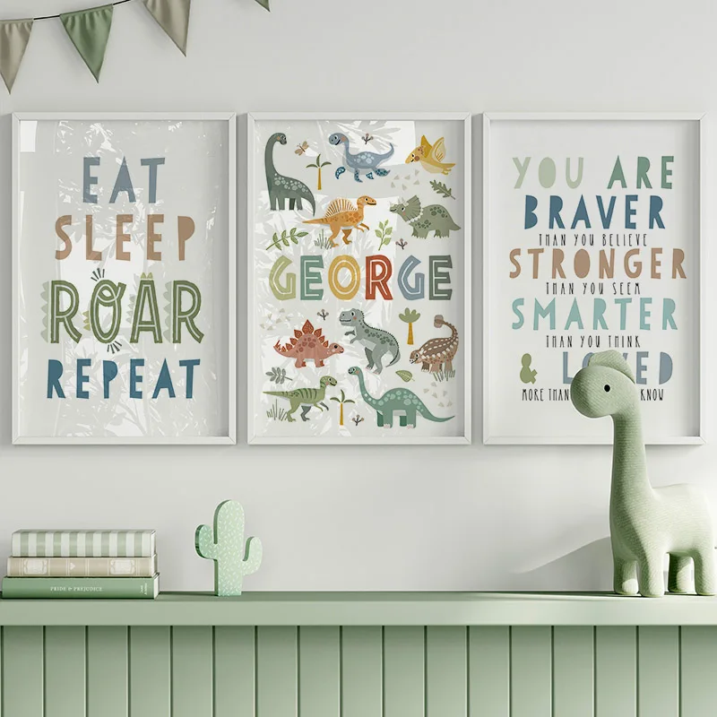 Jurassic Period Dinosaur Wall  - Home Decor Japandi avaliação e preço