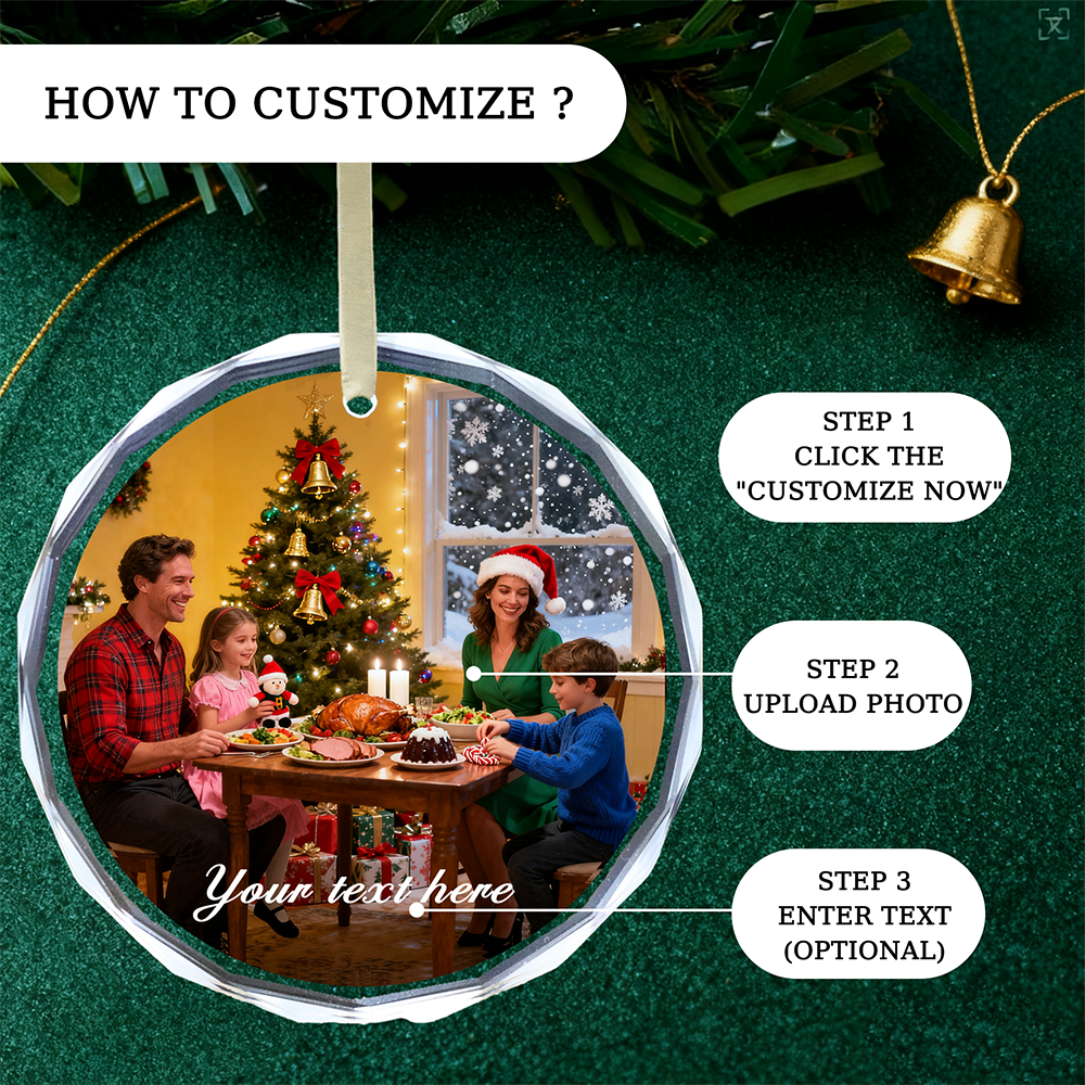 Personalized Christmas Ornamen - Home Decor Unique avaliação e preço