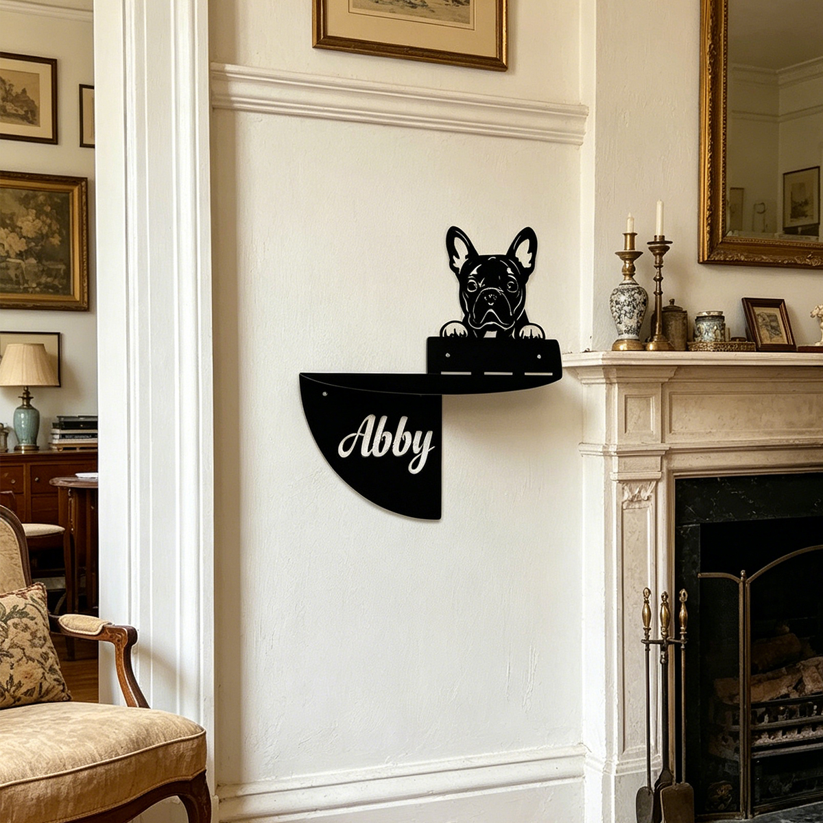 Personalized French Bulldog Me - Home Decor Living Room Ideas avaliação e preço