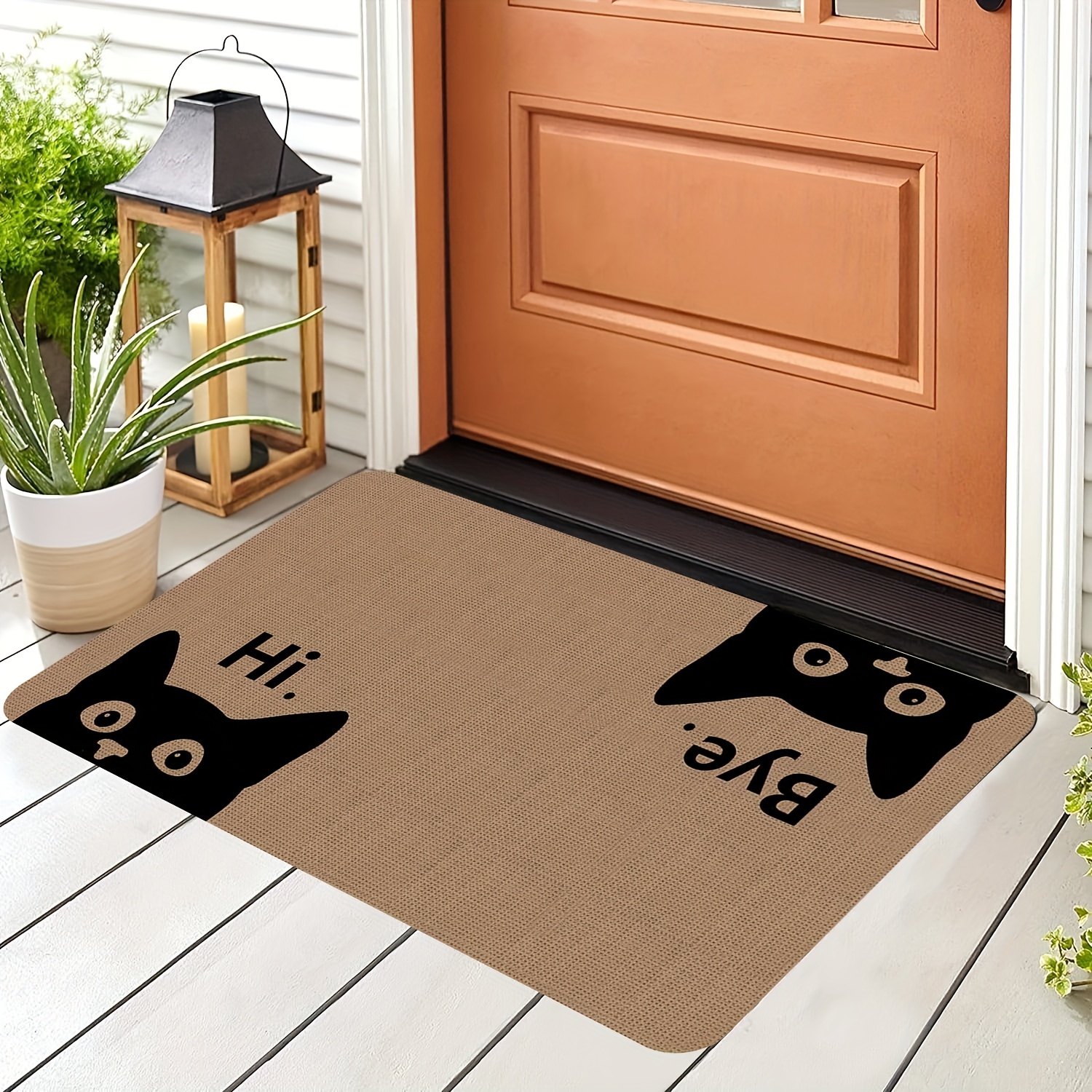 Cute Cat Doormat, Soft Absorbe - Home Decor Living Room Ideas avaliação e preço