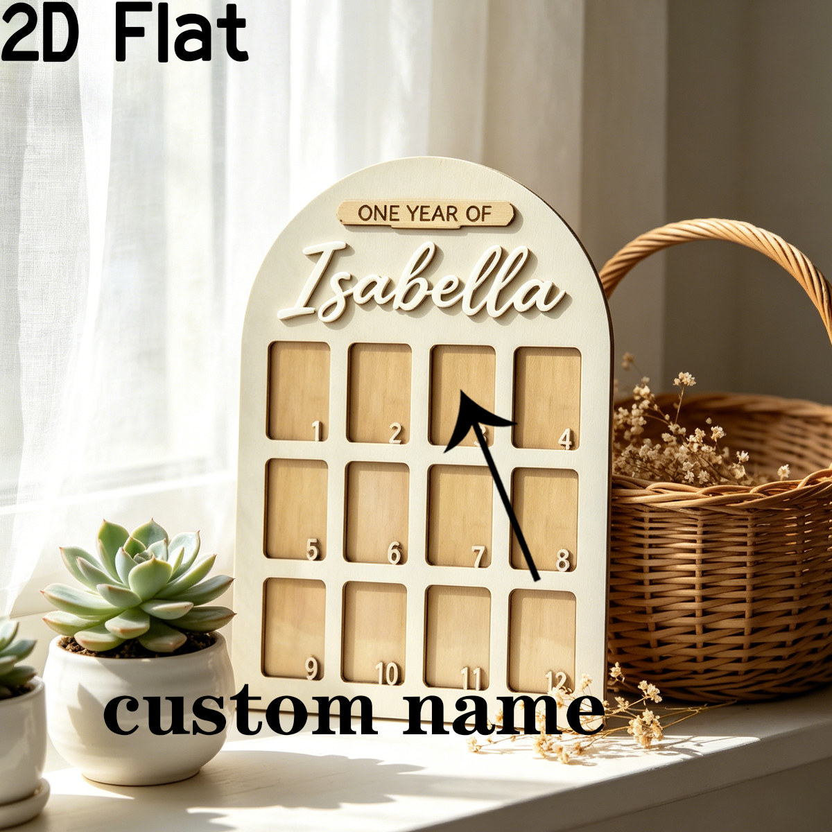 1Pc Custom Photo Record Board  - Home Decor Ideas avaliação e preço