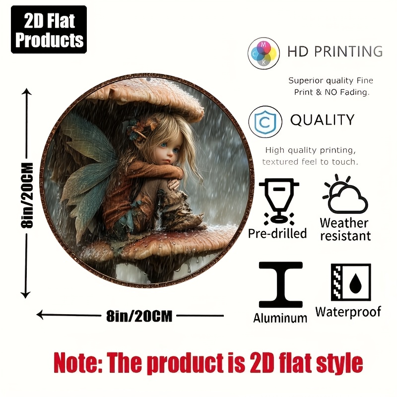 2D Flat, 1pc, Mushroom Elf The - Home Decor Theme avaliação e preço