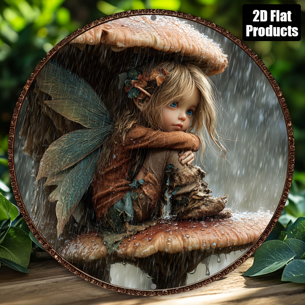 2D Flat, 1pc, Mushroom Elf The - Home Decor Theme avaliação e preço