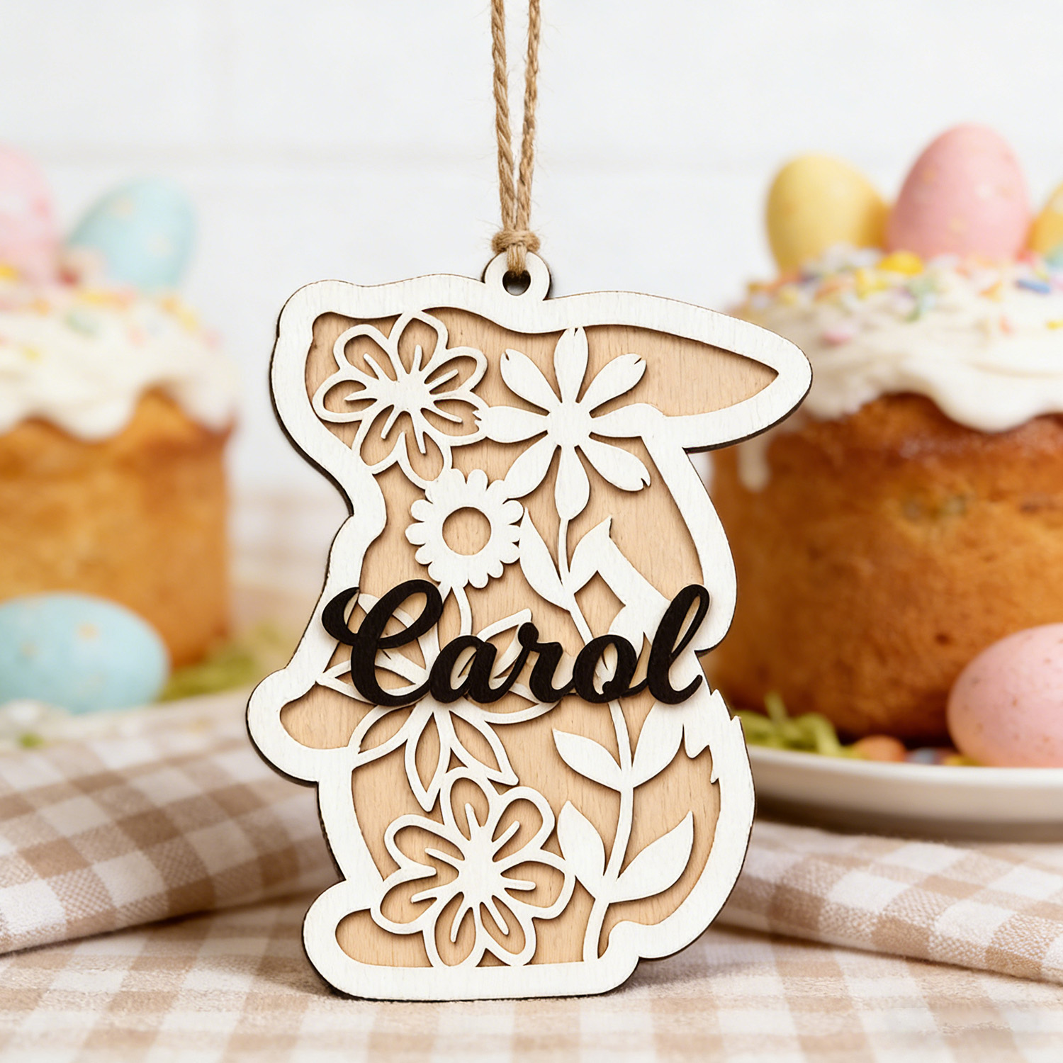1pc Wooden Name Plaque, Custom - Home Decor Unique avaliação e preço