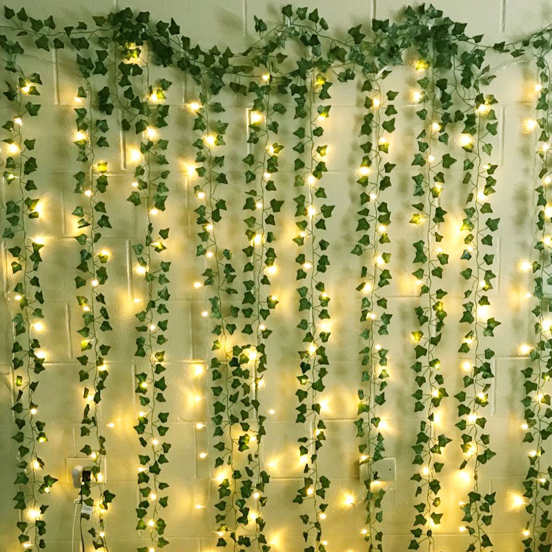 2.3m Silk Leaves Fake Creeper  - Home Decor On Sale avaliação e preço
