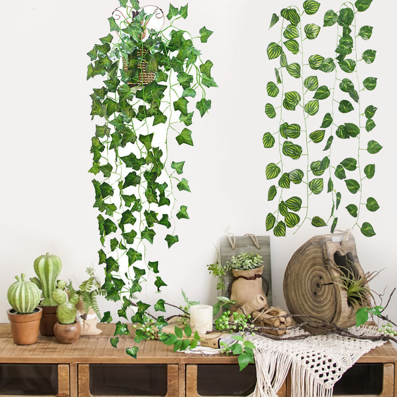 2.3m Silk Leaves Fake Creeper  - Home Decor On Sale avaliação e preço