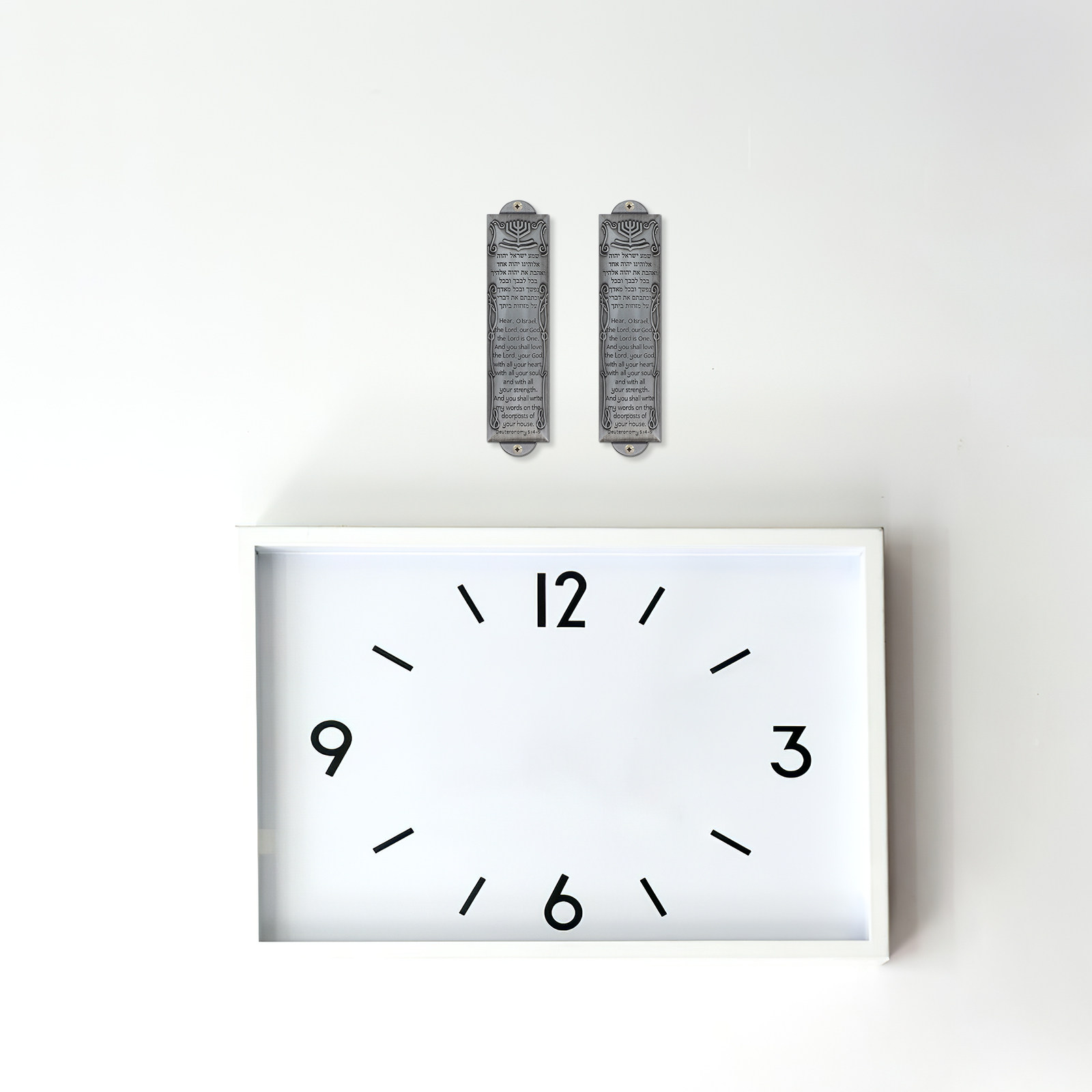 2Pcs Metal Mezuzah Retro Desig - Home Decor Frames avaliação e preço