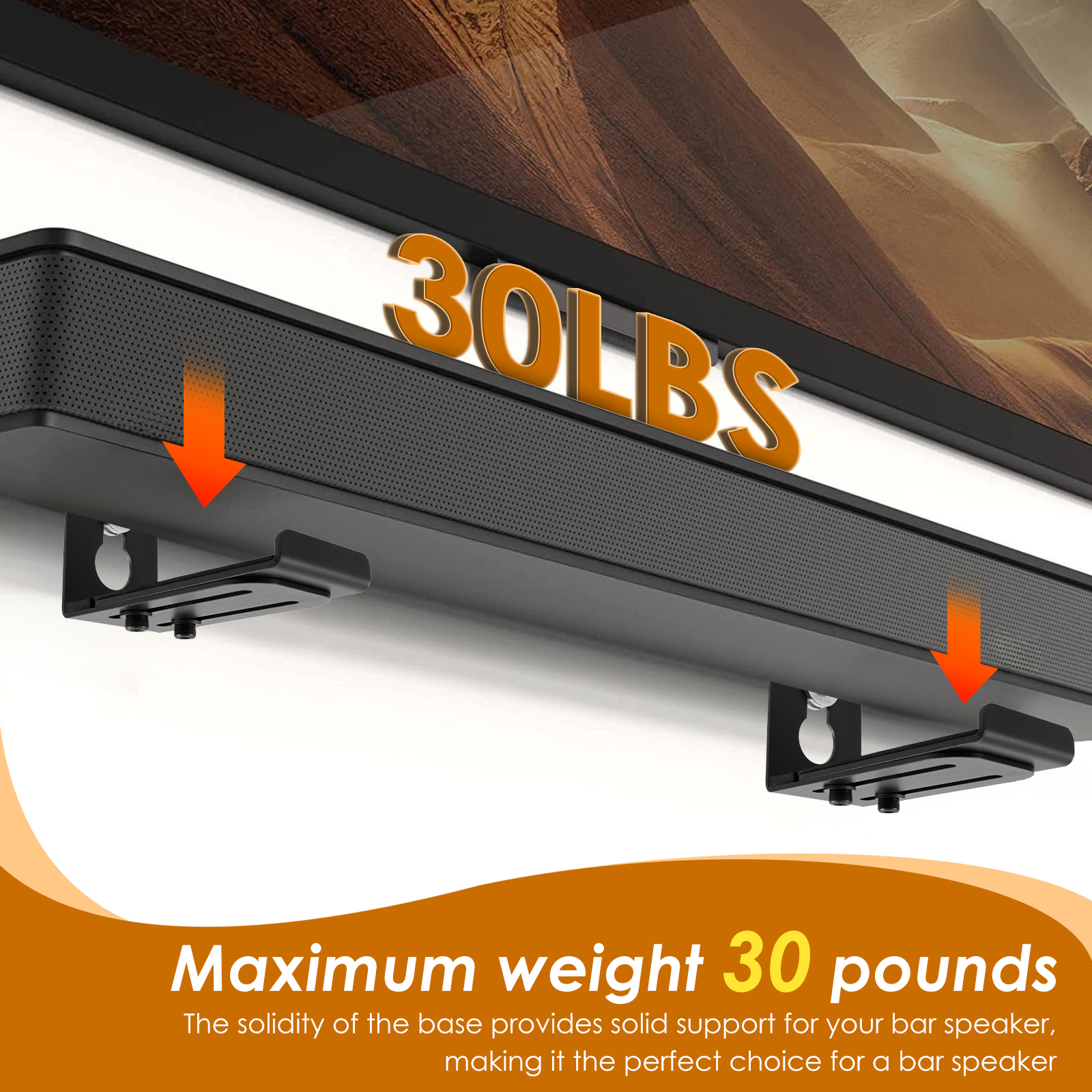 2Pcs Soundbar Speaker Stands W - Home Decor Ideas avaliação e preço
