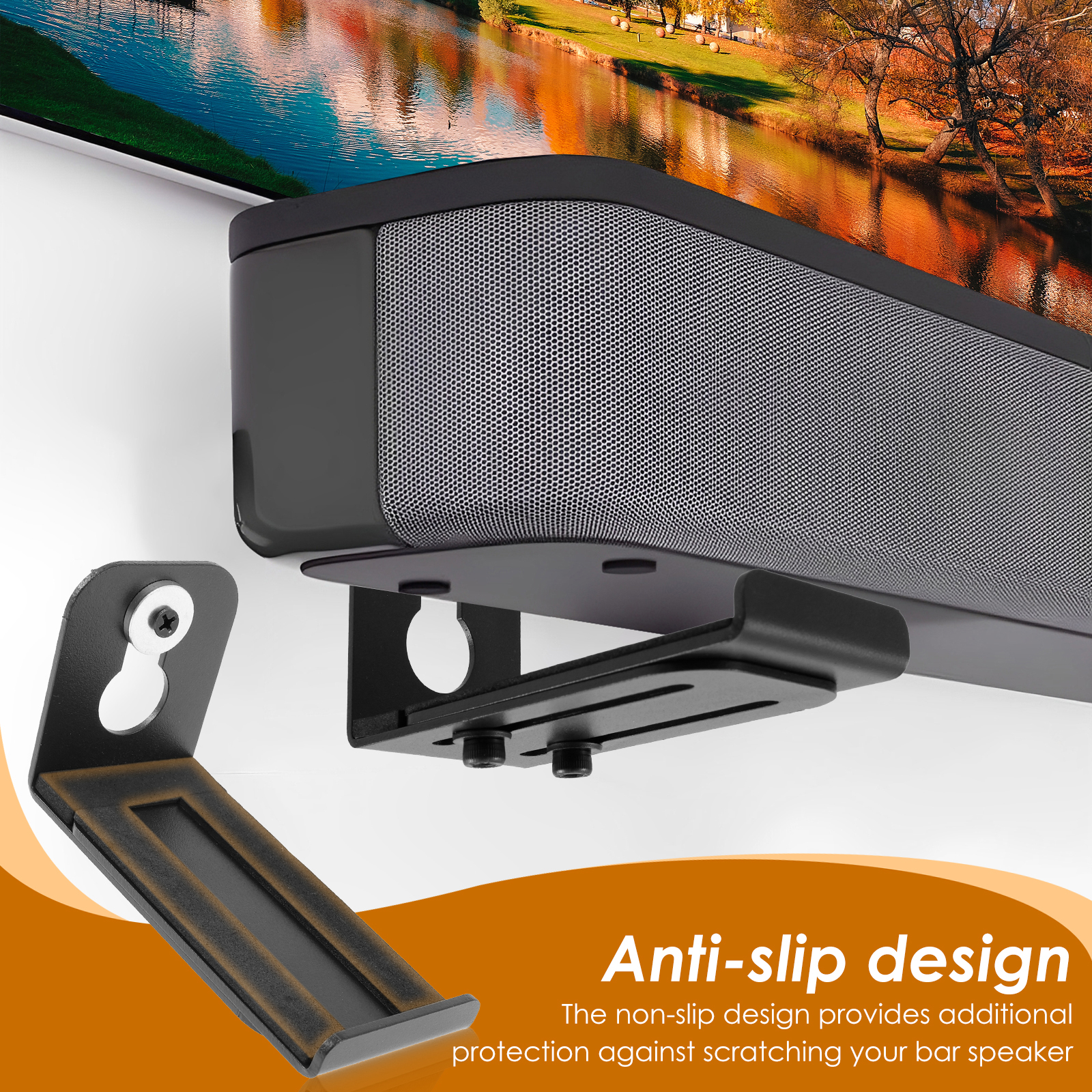 2Pcs Soundbar Speaker Stands W - Home Decor Ideas avaliação e preço