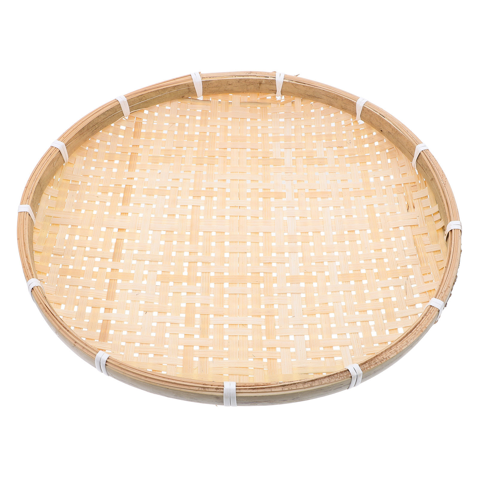 35Cm Round Bamboo Sieve Basket - Woven Wall Basket avaliação e preço