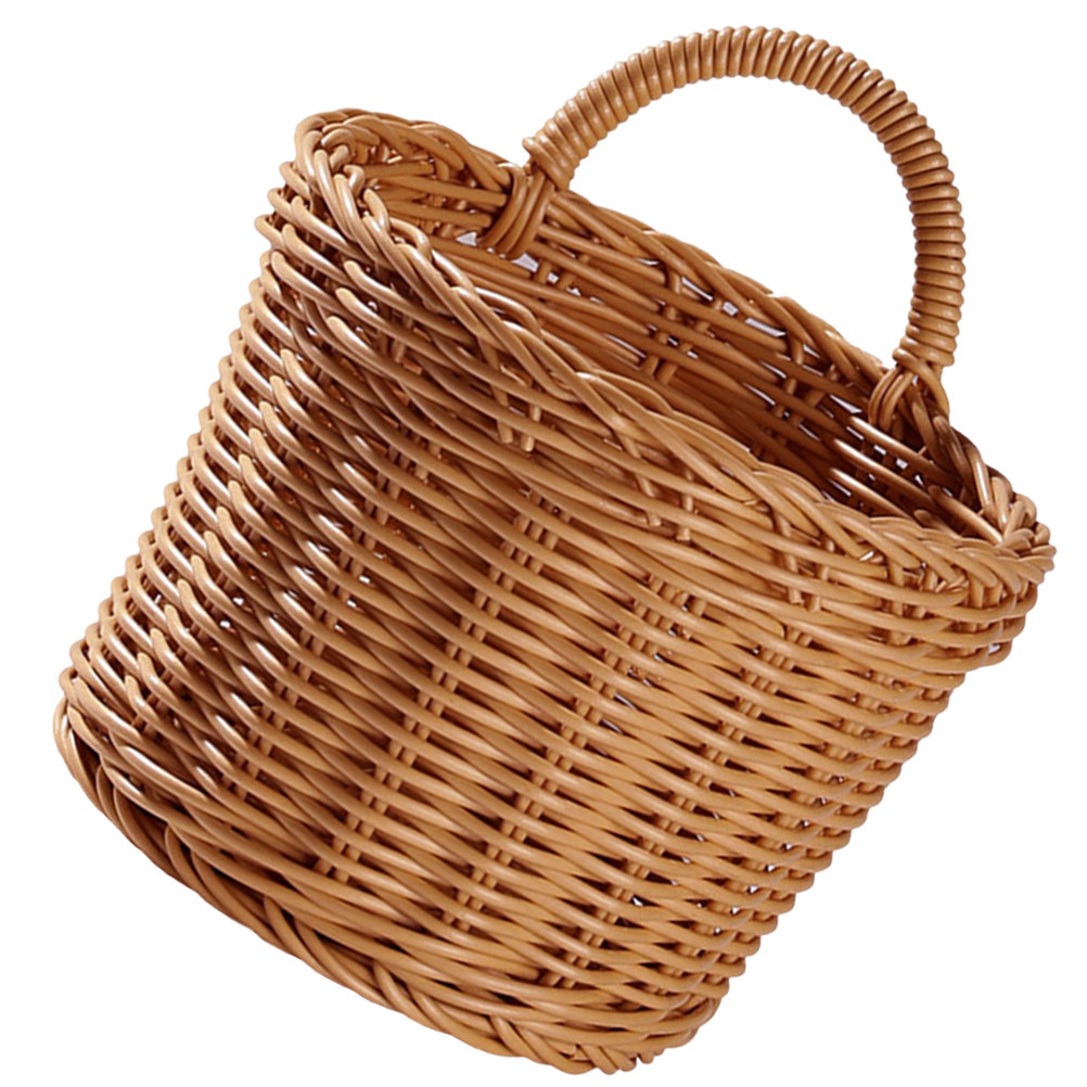 Imitation Woven Storage Basket - Woven Wall Basket avaliação e preço