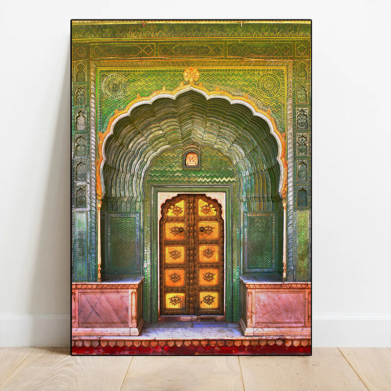 India Jaipur Lotus Gate Door C - Home Decor Jaipur avaliação e preço