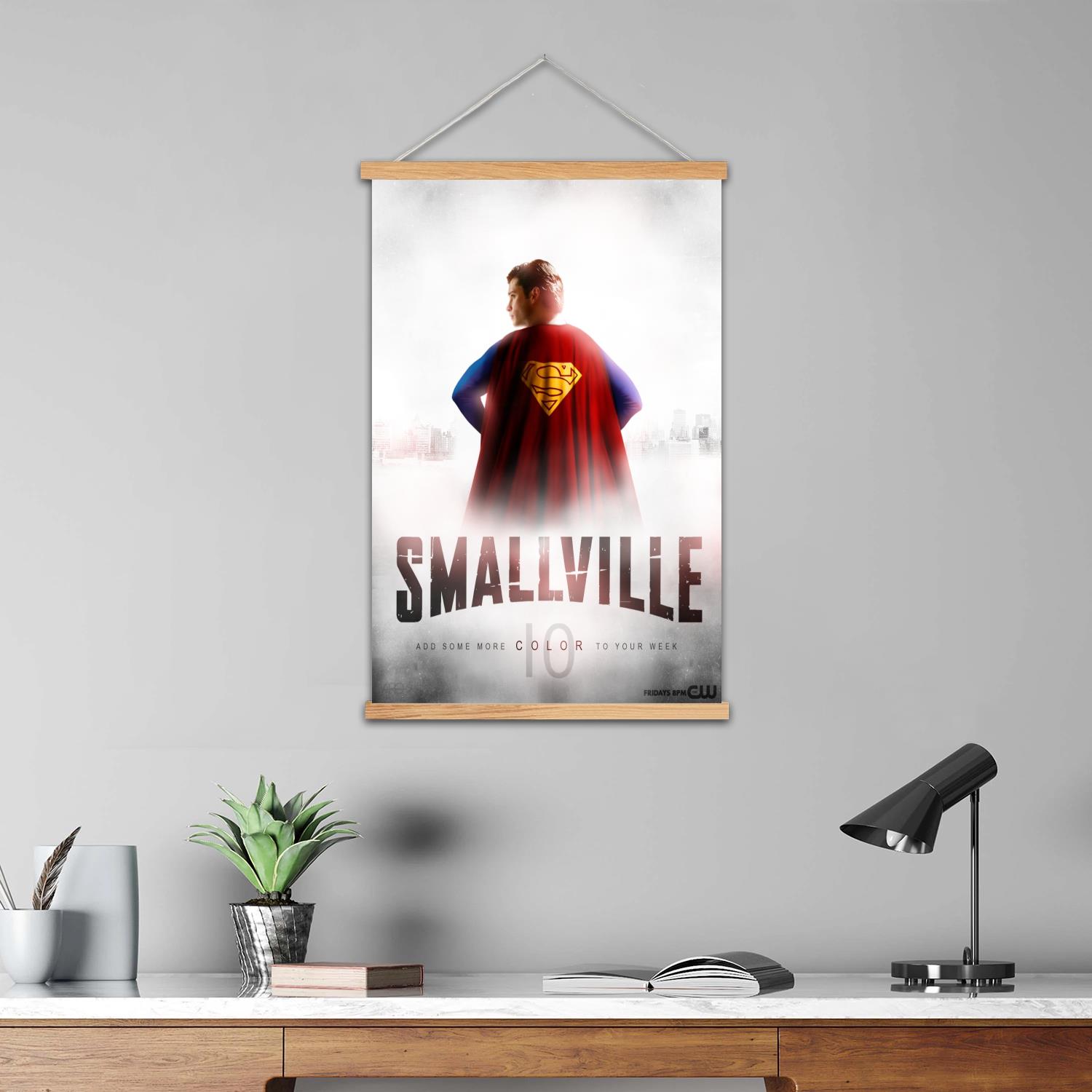 smallville Framed Wall Paintin - Home Decor Frames avaliação e preço