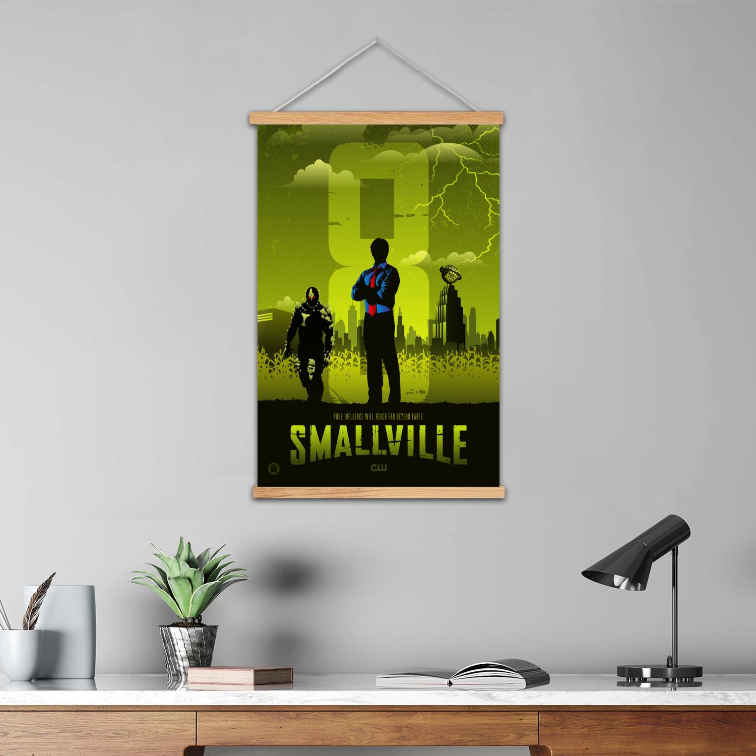 smallville Framed Wall Paintin - Home Decor Frames avaliação e preço