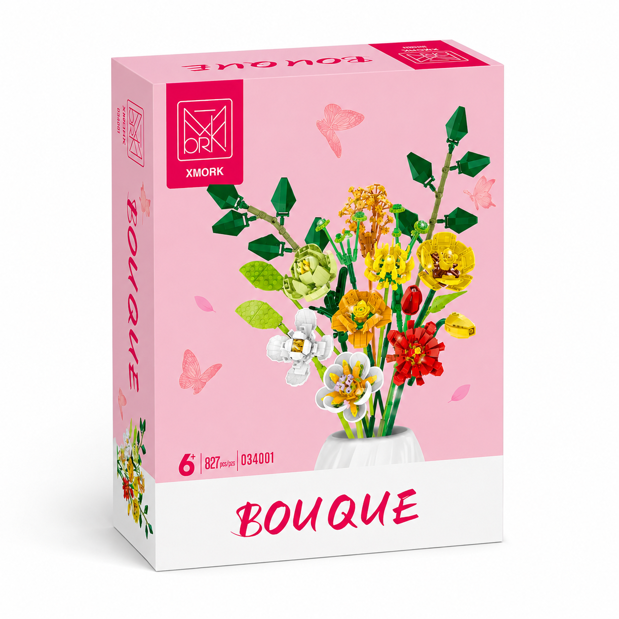Bouquet Flower Building Blocks - Home Decor Vase avaliação e preço