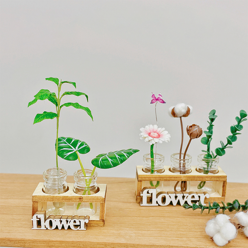 1Set 1:12 Dollhouse Miniature  - Home Decor Vase avaliação e preço