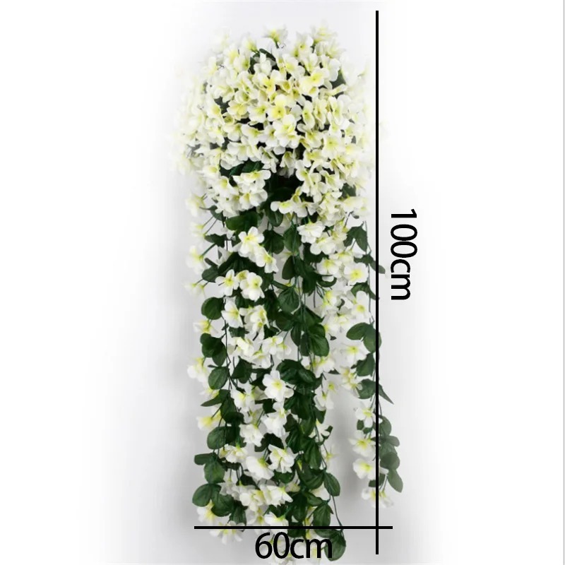 100CM Violet Artificial Flower - Woven Wall Basket avaliação e preço