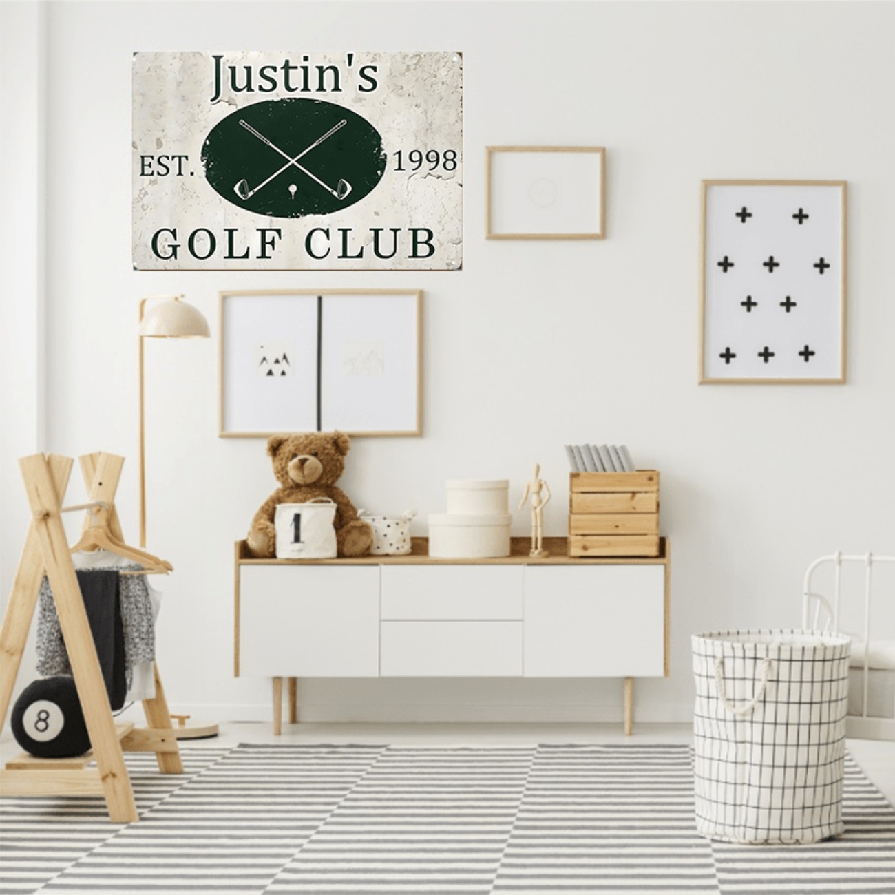1pc Personalized Golf Club Met - Home Decor Theme avaliação e preço