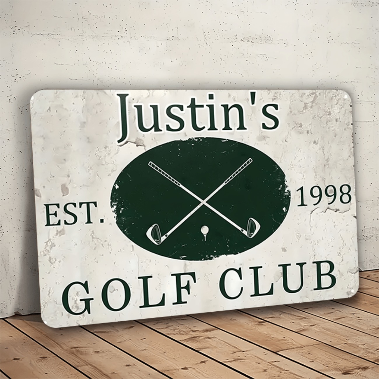 1pc Personalized Golf Club Met - Home Decor Theme avaliação e preço