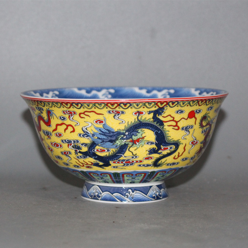 Vintage Famille Rose Dragon Bo - Home Decor Vintage avaliação e preço
