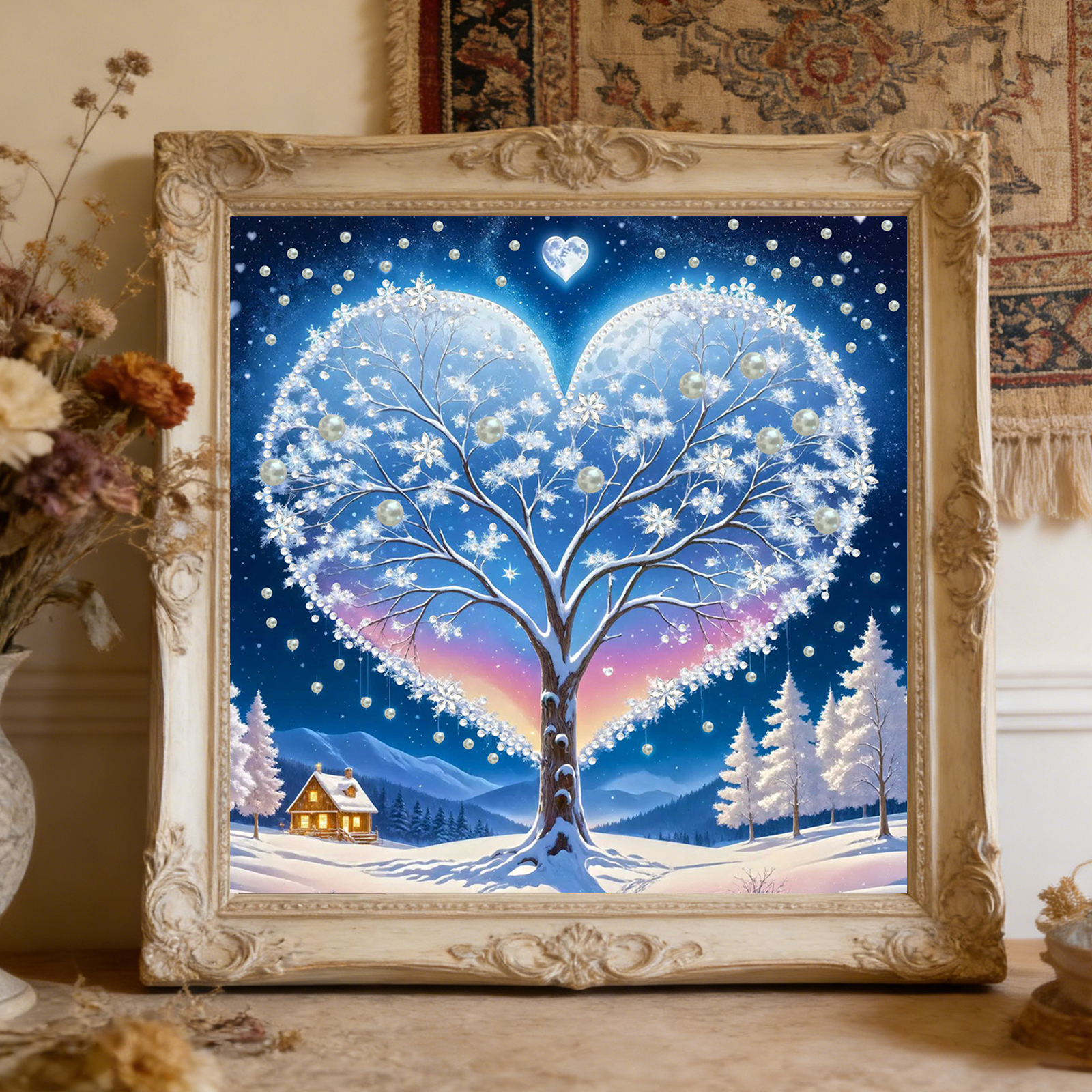 Winter Tree Special Shaped 5D  - Home Decor Diy Ideas avaliação e preço