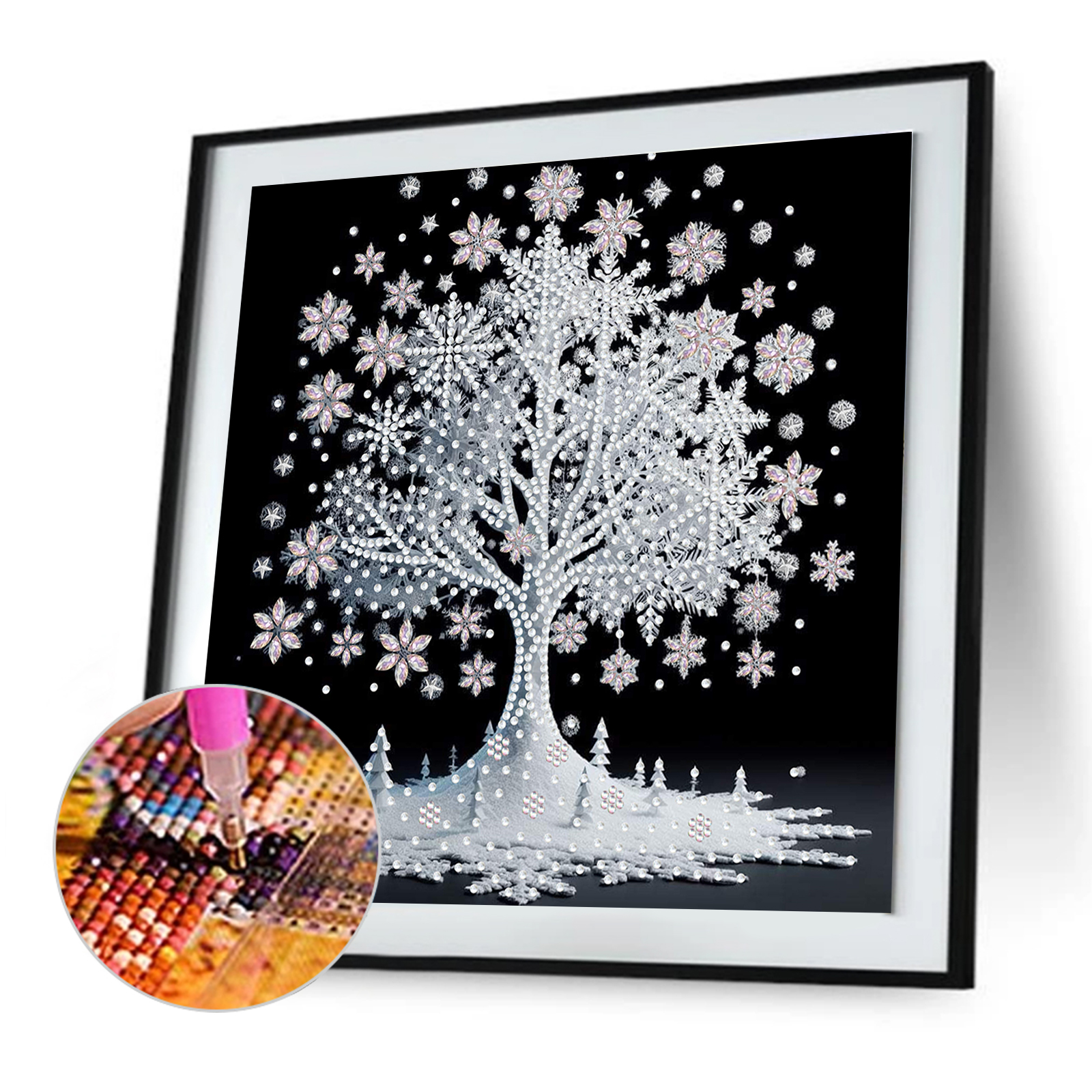 Winter Tree Special Shaped 5D  - Home Decor Diy Ideas avaliação e preço