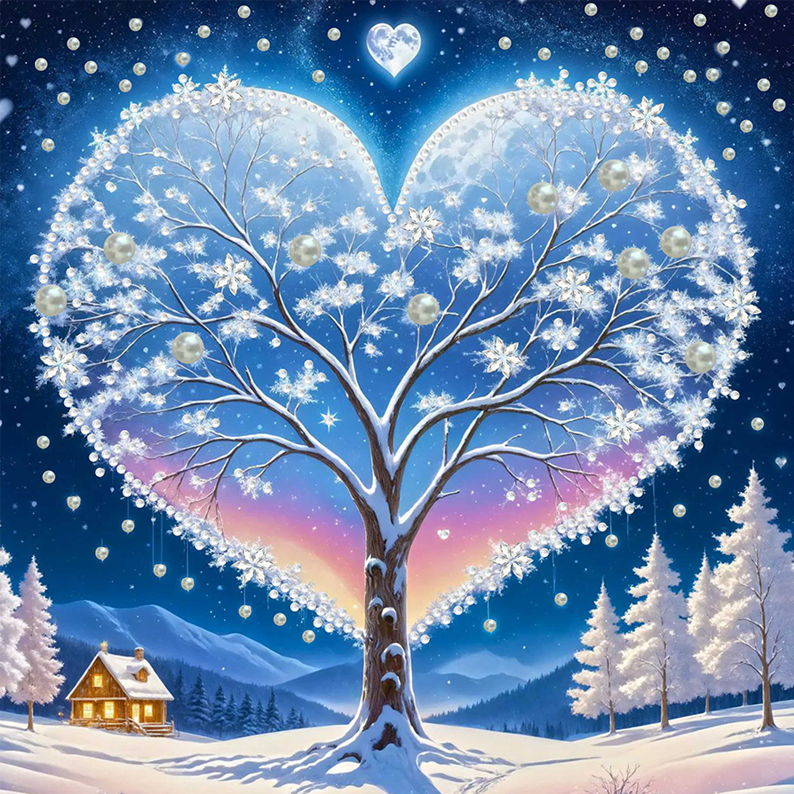 Winter Tree Special Shaped 5D  - Home Decor Diy Ideas avaliação e preço