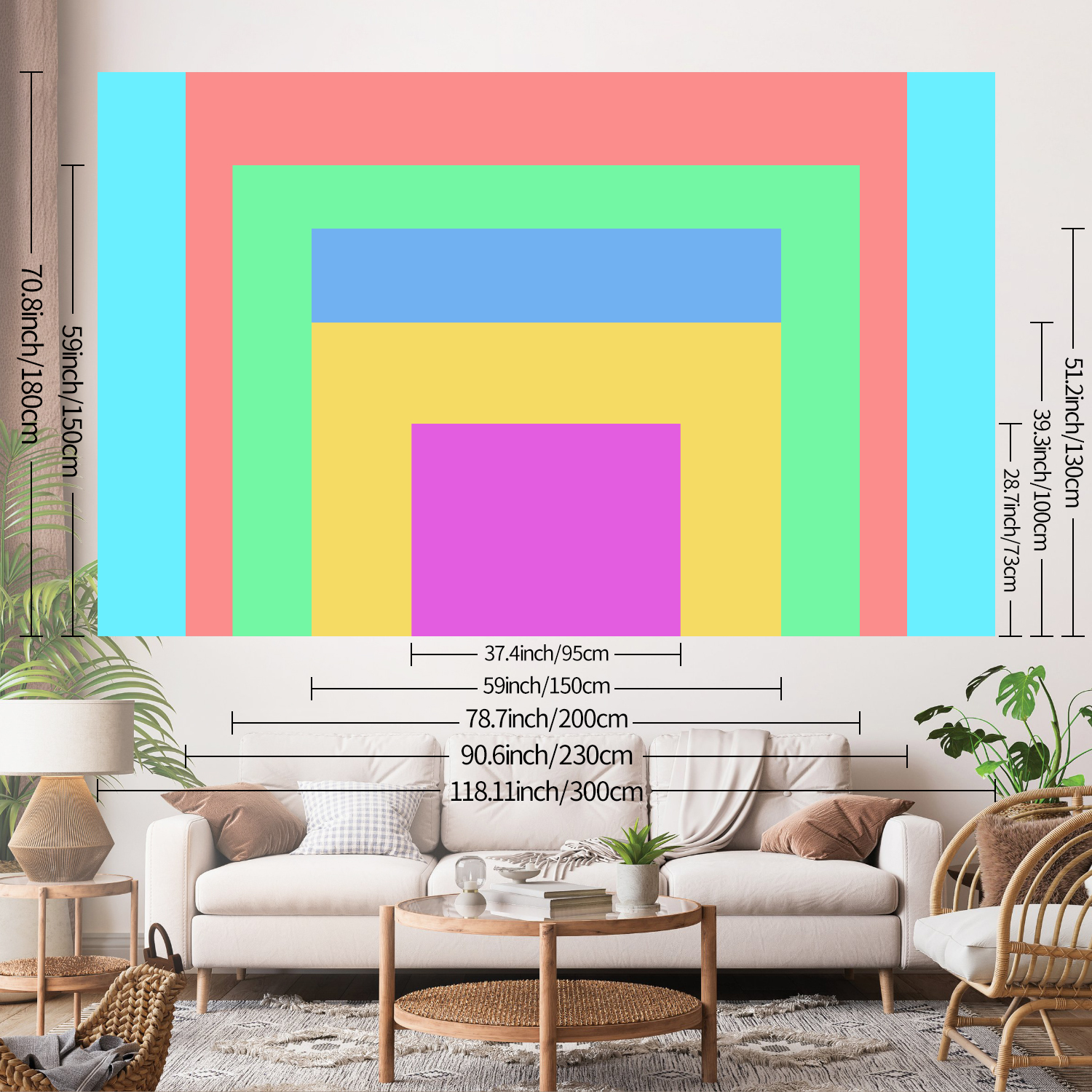 1pc Fluorescent mushroom tapes - Aesthetic Tapestry avaliação e preço