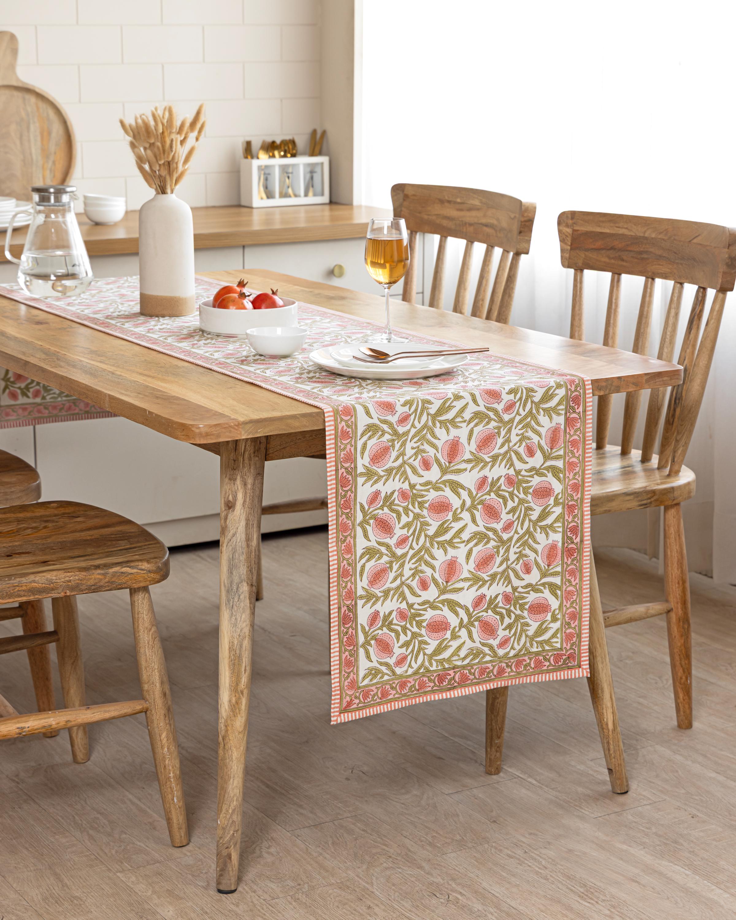 Coral Olive Green Pomegranate  - Home Decor Jaipur avaliação e preço
