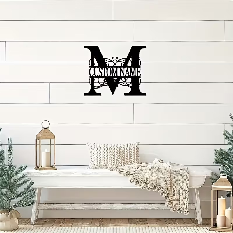 Classic Custom Monogram Metal  - Home Decor Ideas avaliação e preço