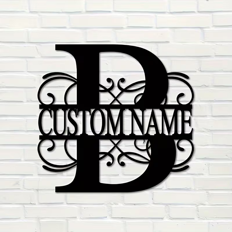 Classic Custom Monogram Metal  - Home Decor Ideas avaliação e preço
