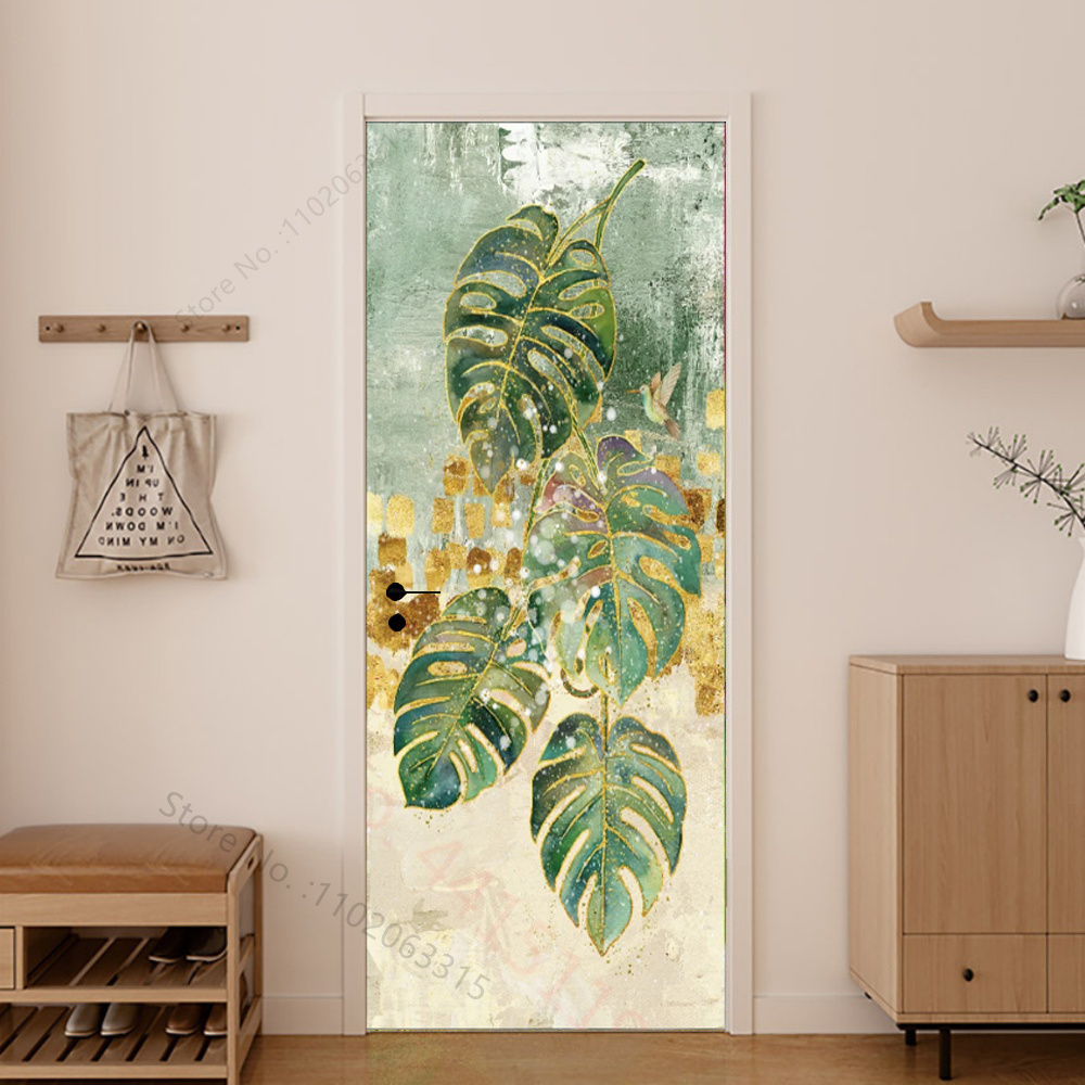 Door Full Film Leaf Self-Adhes - Home Decor On Sale avaliação e preço