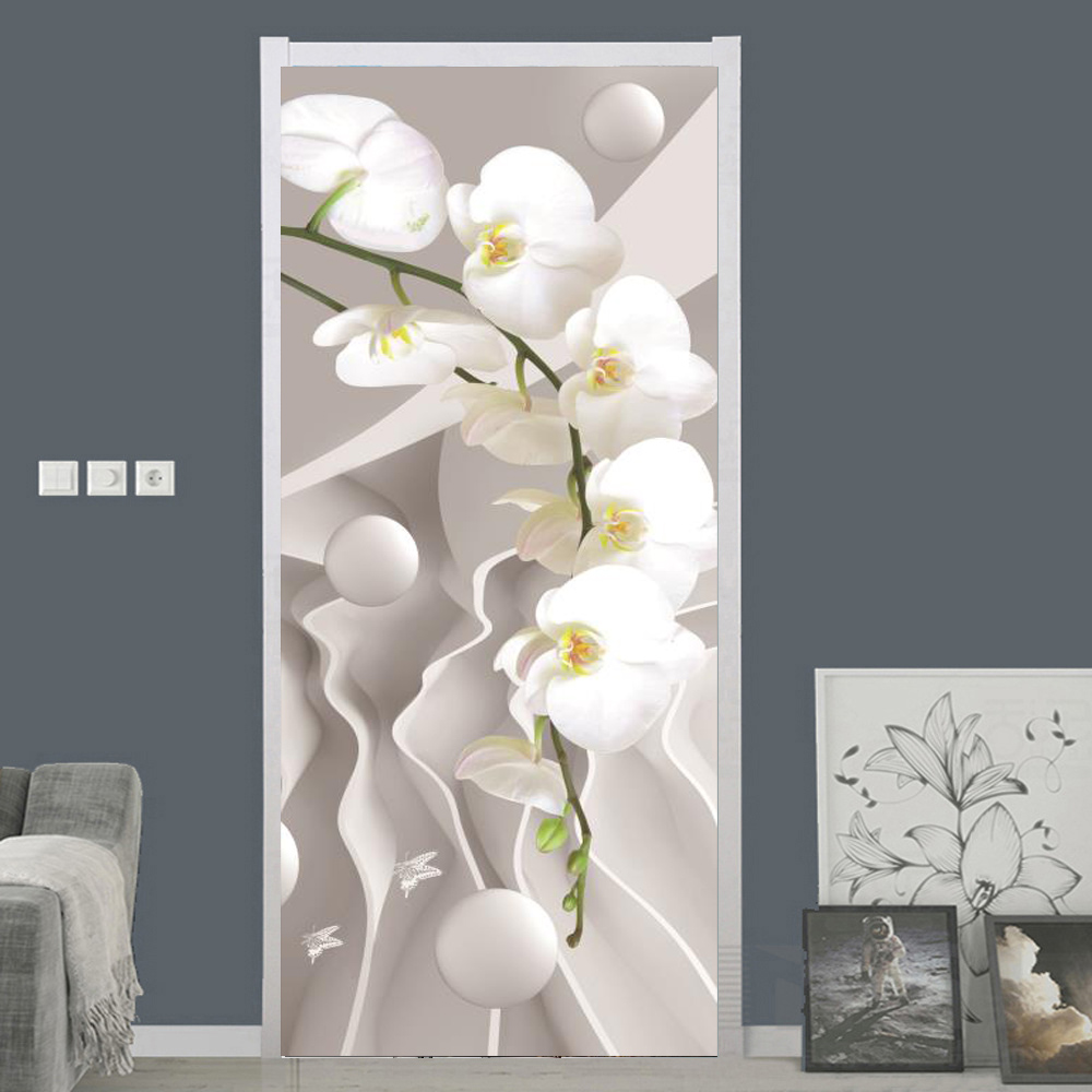 White Rose Flower Wallpaper Fo - Home Decor On Sale avaliação e preço