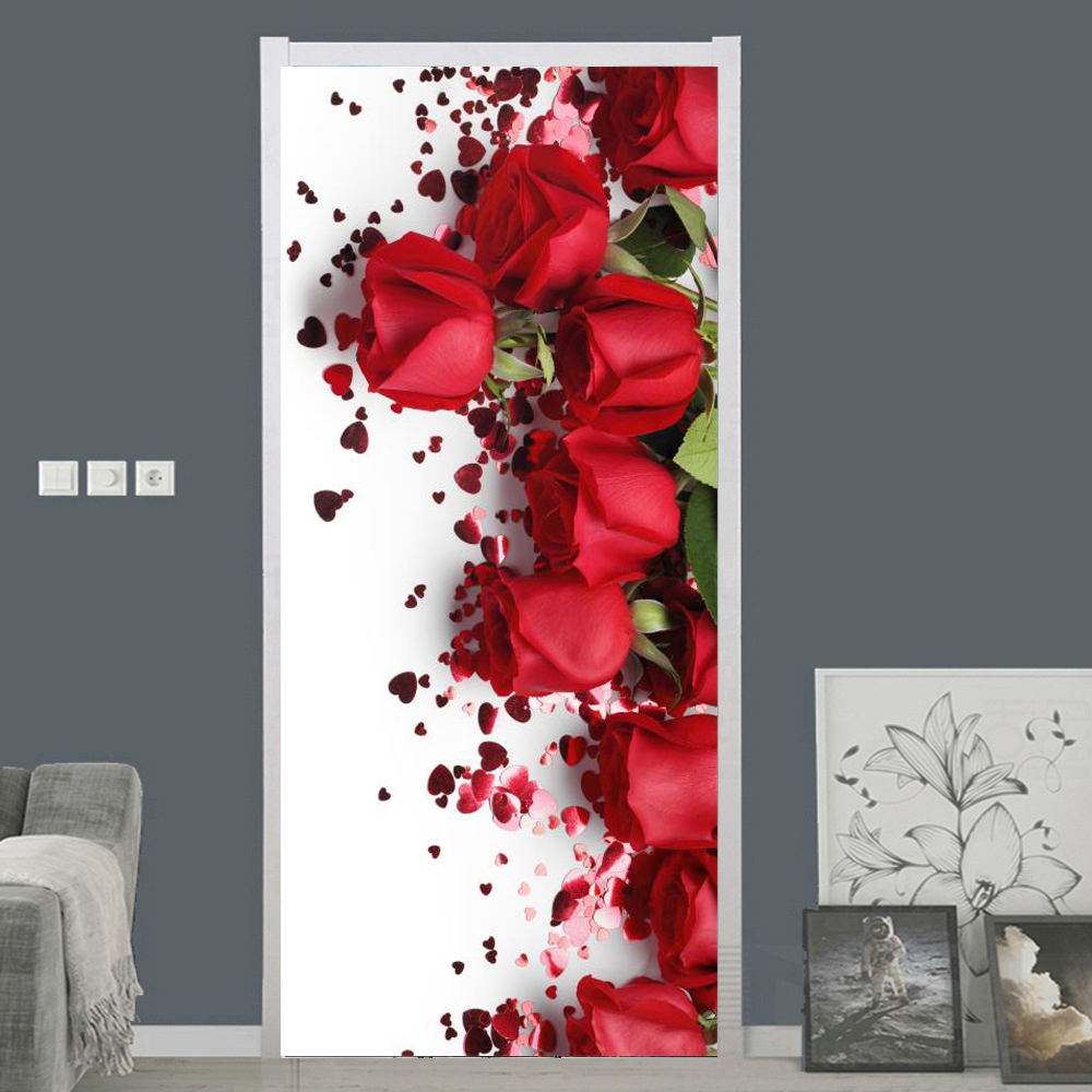 White Rose Flower Wallpaper Fo - Home Decor On Sale avaliação e preço